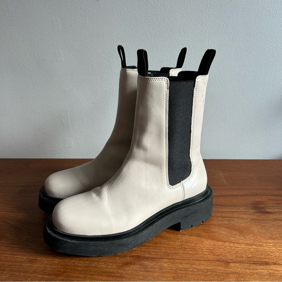 H&M Shoes - Genuine Leather H&M Premium Selection Chunky Chelsea